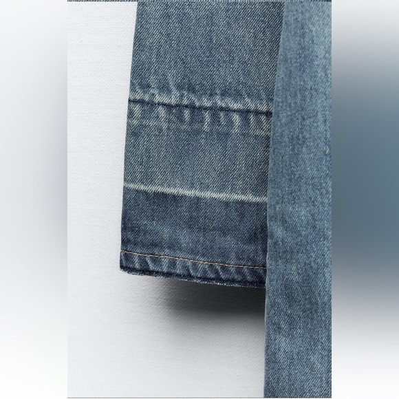 New ZARA Denim TRF Dress - Picture 9 of 9